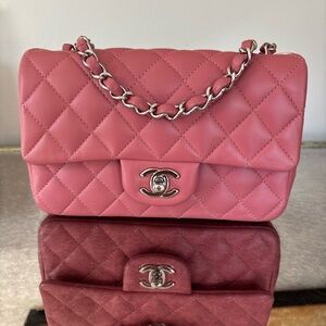 Chanel Pink Quilted Women's Bag